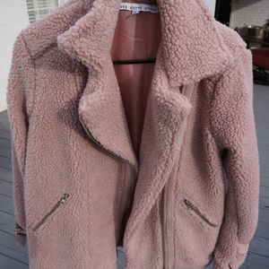Pink Furry Jacket